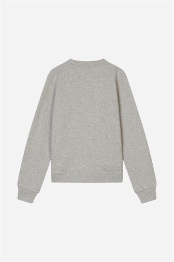 Mads Nørgaard Organic Sweatshirt Talinka - Light Grey Melange